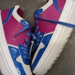 UGG Pink and Blue Athletic Shoes